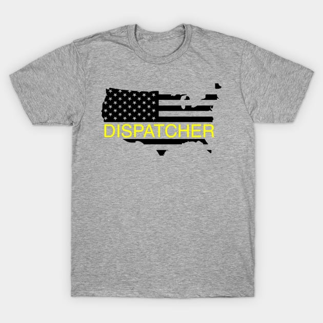 Dispatcher Flag T-Shirt by B3pOh